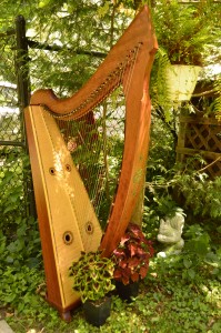 Luna Harp in Summer Garden (7)