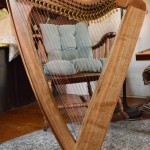 My new harp at home.