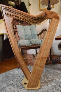 My new harp at home.